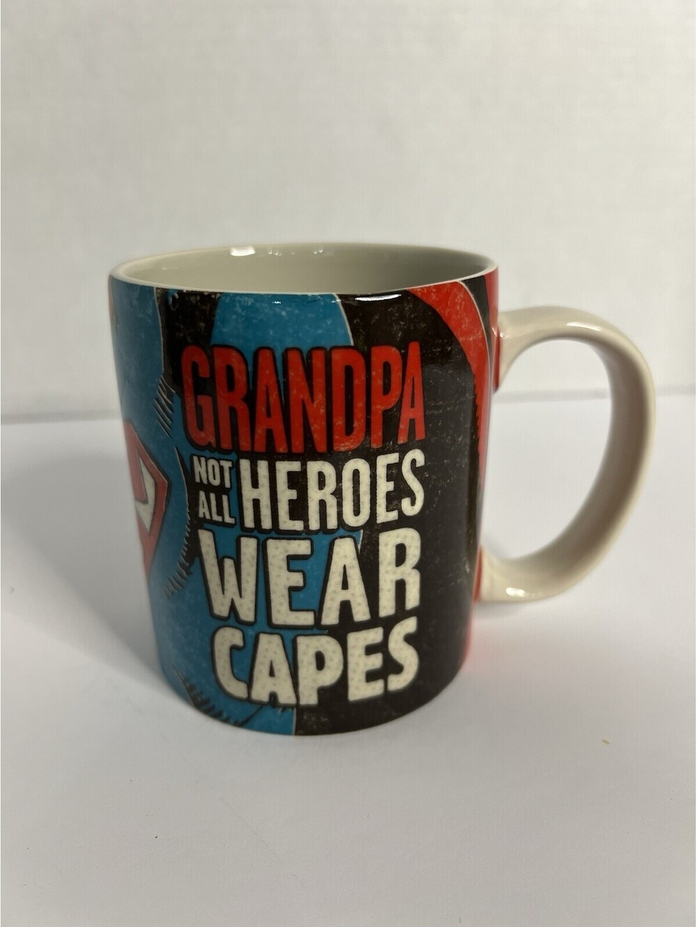Hallmark DC Comics Superman Grandpa Not All Heroes Wear Capes Coffee Cup Mug